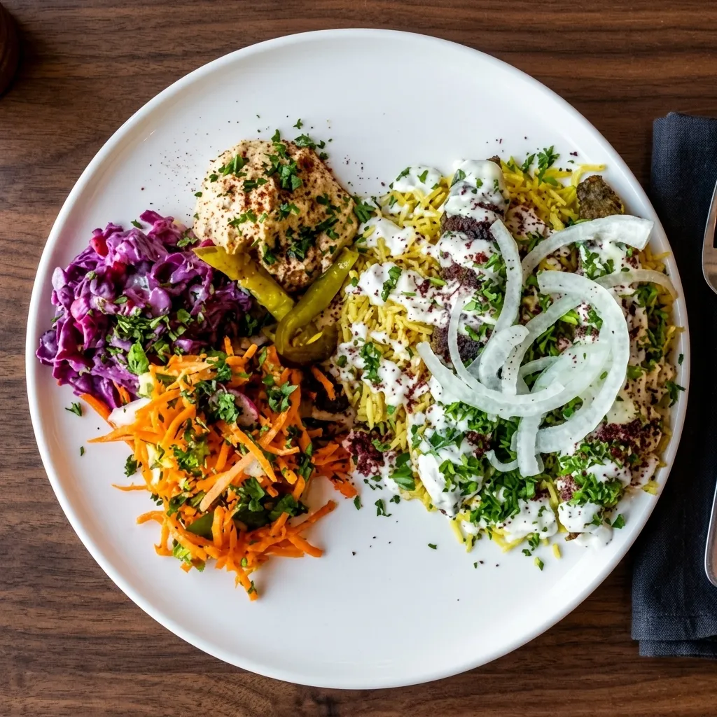Shawarma platter for takeout at King's Restaurant Winnipeg